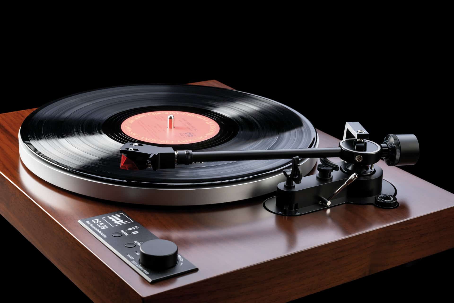DUAL CS 529 fuldautomatisk pladespiller med RIAA og Bluetooth