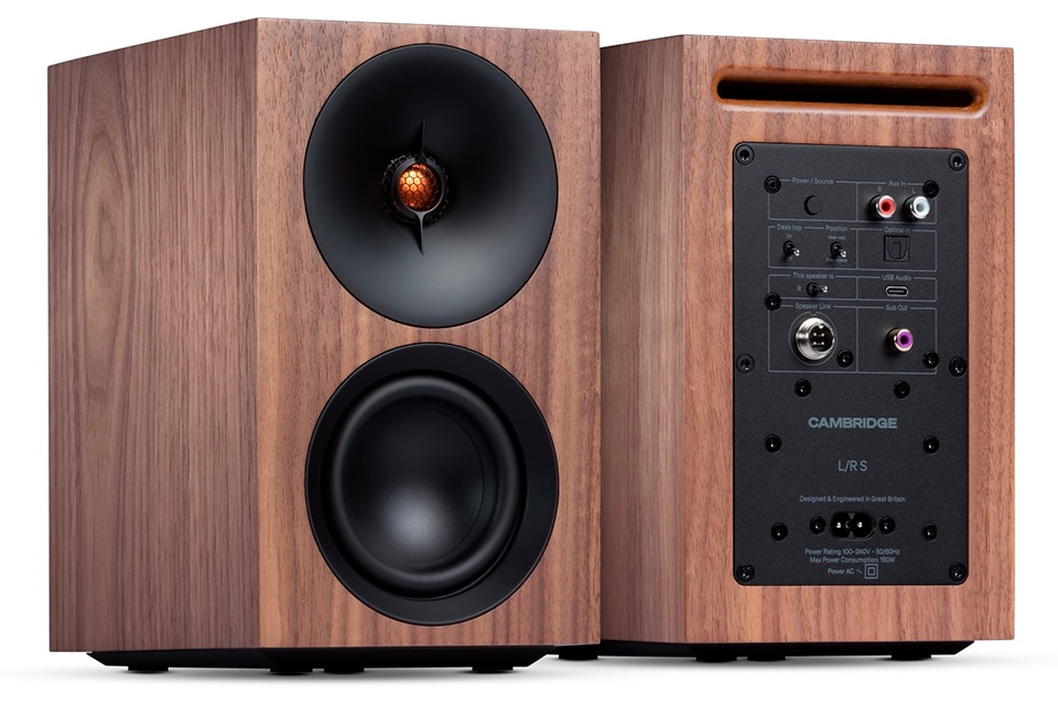 Cambridge Audio L/R S, aktiv kompakthøjttaler, sæt